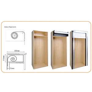 Modern Safe Motorised Aluminum Kitchen Cabinet Electric Roller shutter Door