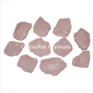 Rose Quartz <b>Raw</b> Tumbled Stones | <b>Raw</b> Tumbled Stones - Product Image 1