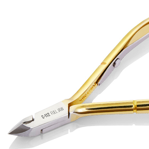 Nghia ชุดเครื่องมือทำเล็บมือและเท้าชุบทองสำหรับ C-112หนังกำพร้าทำจากเหล็กแข็งคุณภาพสูงระดับมืออาชีพส่งออก - Product Image 1