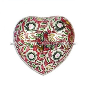 Souvenir en forme de cœur en fleurs pour crémation, fournitures pour enterrement, brasworld, inde - Product Image 1