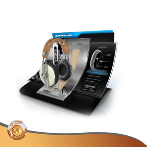 Pantalla de auriculares acrílica de fábrica/soporte de exhibición de auriculares de marca/elevador de pantalla - Product Image 1
