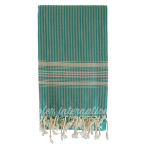 Toallas turcas Lux Herringbone Pestemal, toallas Hamam al por mayor-Manta Colección clásica hecha en Turquía - Product Image 1