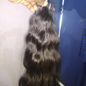 Extensiones de cabello humano crudo indio Remy superventas cabello de cabeza completa de cabellos humanos de templo de la India - Product Image 3