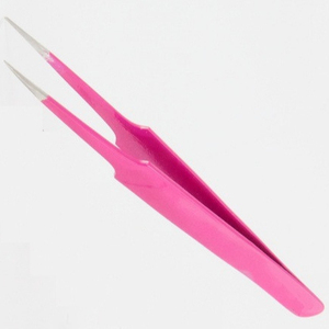 Pince à épiler pointue pour cils à prix compétitif Instruments de beauté en acier inoxydable mat enduit Pince à épiler - Product Image 1