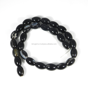 Exclusivas Cuentas de Ónix Negro Liso de 15 Pulgadas y 10 mm, 274.10 Quilates - Product Image 2