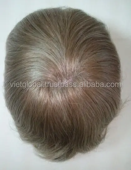 Wig Wig Murah Kualitas Tinggi Blond Virgin untuk Pria