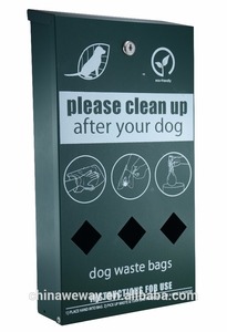 Station de gestion des déchets pour animaux de compagnie de type stand, vente en gros d'usine, station de déchets pour chiens en aluminium avec boîte de collecte, extérieur - Product Image 3