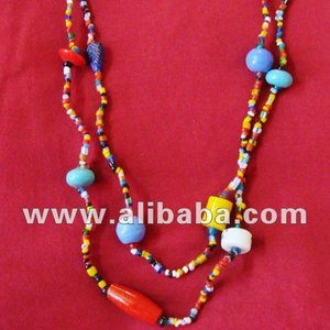 Elegante Collar Largo de Cuentas de Semillas para Niñas, Hecho a Mano con Cadena de Eslabones, Último Diseño para Regalo - Product Image 2