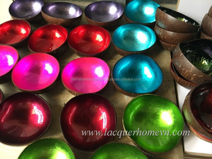 Natural Grande Coconut Mosaic Bowl, Coconut Shell Bowl - Product Image 6