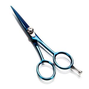 Tijeras de peluquería de acero inoxidable, hoja recta de adelgazamiento de belleza ajustable con punta afilada y Roma para cortar el cabello - Product Image 1