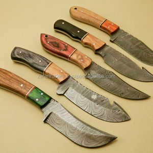 Personnalisable ZR177 Bushcraft Damas Skinner Couteau OEM Support Bois Os Poignée Lame En Acier pour Camping En Plein Air Chasse EDC - Product Image 1