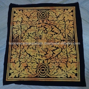 Tapices Decorativos de Pared de Algodón Tejido con Estampado de Colores Sólidos, Lavables, Diseño 2025, para Decoración de Habitaciones, Venta al Por Mayor desde India - Product Image 5