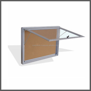 Tablón de anuncios de corcho con marco de aluminio pesado personalizado, tablero de mensajes de escritura al por mayor con cerraduras para dibujar - Product Image 3