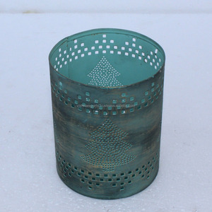 Bougeoir votif en métal de créateur Elégant éclairage de fête de mariage Décoratif avec pots à bougies et lanternes en métal - Product Image 4