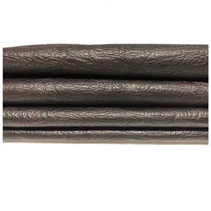 Antiqued Brown Textured Rustic Rough <b>Leather</b> Lamb Skin Napa Soft <b>Leather</b> Finest Quality Wholesale Sheep Hide - Product Image 1