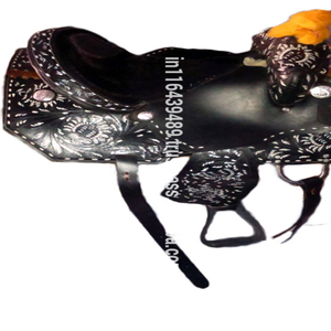 VENDO CUERO GENUINO Western Show Sillín EN; dólar 60 tamaños 14 15 16 17 18 - Product Image 1