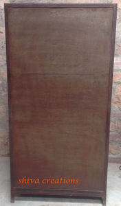 Armoire Almirah pour la maison ou l'hôtel Meubles de chambre à coucher de style industriel vintage en fer et métal - Product Image 4