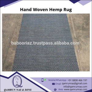 Tapis de Jute de Chanvre Réversible Personnalisé Design Moderne Tissé à la Main Paillasson pour Salon Automne Saison Appropriée Dernière Collection - Product Image 2