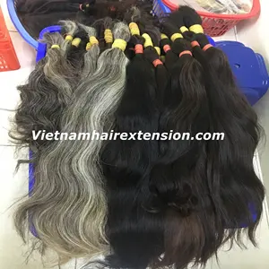 高品質のヘアエクステンションのためのベトナムのバージンローヘアのゴールドサプライヤー