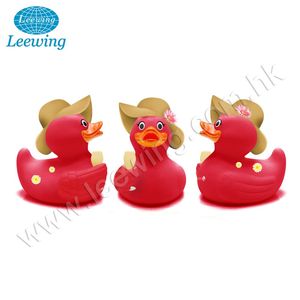 Cadeau promotionnel, article en plastique PVC vinyle, fleurs hawaïennes, jouet d'été, maillot de bain de vacances, bikini, canard en caoutchouc - Product Image 3