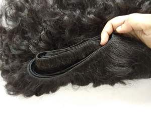 Cabello Humano Virgen Rizado Indio de Alta Calidad de Nandee House, Materia Prima para Trenzas, Precios de Fábrica, Se Aceptan Pedidos de Muestra - Product Image 3