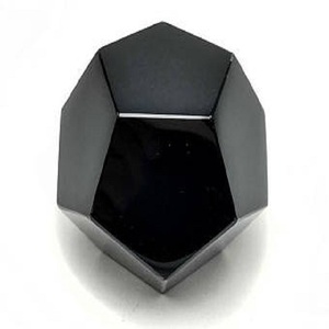Pierre de tourmaline noire dodécaèdre : Grossiste en pierres précieuses - Product Image 1