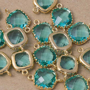 Impresionante London-conectores de piedras preciosas de plata de ley con Topacio Azul, fabricación de joyas - Product Image 1