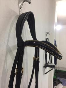 Brida de Lujo para Caballo con Decoración de Cuero DD de la Mejor Calidad, Cómoda para Entrenamiento y Competición - Product Image 2