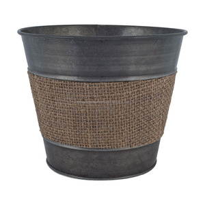 Maceta de pared de tira de arpillera galvanizada, maceta de exhibición de flores y plantas para interiores/exteriores - Product Image 2