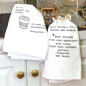 Custom Printed <b>Kitchen</b> Towel Wholesale Bulk OEM ODM Manufacturer Factory Direct Private <b>Label</b> Hospitality Supplier - Product Image 1