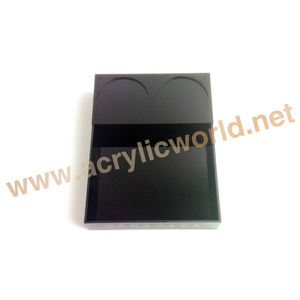 Organizador de vasos de acrílico para hotel personalizado, cajón y bandeja - Product Image 1