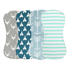 High Quality Wholesale Price Custom Personalized Organic Burp Cloths Supplier India - Product Image 1