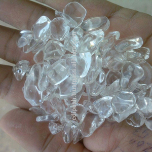 Galets ronds de petite taille en quartzite et agate transparents de qualité supérieure, polis à la machine, sûrs, tailles 7 mm et 12 mm pour l'exportation - Product Image 1