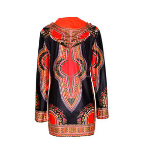 Veste en coton imprimé africain Dashiki ankara wax Mode pour femmes Manteaux à manches longues Veste décontractée africaine Dashiki Boho Manteau - Product Image 2