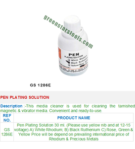 Soluciones de revestimiento de bolígrafo GS 1286E para herramientas y equipos de reparación de joyas - Product Image 2