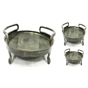 Venta caliente forma moderna y elegante que sirve bandeja de aluminio decorativa para decoración de mesa de comedor de boda con logotipo personalizado - Product Image 1