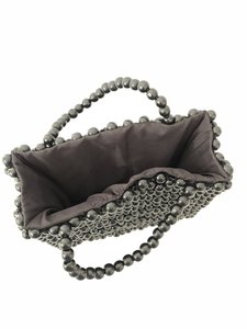 Bolsa de cuentas de madera negra - Product Image 3