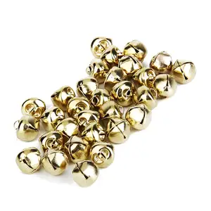 15mm (Verschillende maten en afwerking beschikbaar) Eco-Leven Iron Golden Cross Kerst Jingle Bell