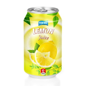 For Tan Do Brand 100% Pure Lemon Juice 330ml Can Free Sample Vietnam Factory OEM ODM Private Label <b>Beverage</b> Supplier - Product Image 5