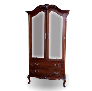 Meuble de salon classique, vitrine - Meubles en acajou d'Indonésie - Product Image 2