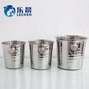 Bucket&Cooler&Holder Type Stainless Steel Ice Bucket For Wine, Beer, Champagne