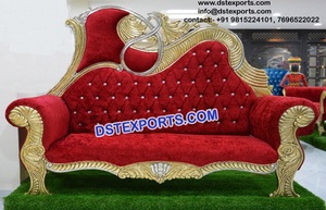 Conjunto de sofás de estilo occidental para boda, mobiliario de escenario indio, para bodas asiáticas, fabricante - Product Image 4