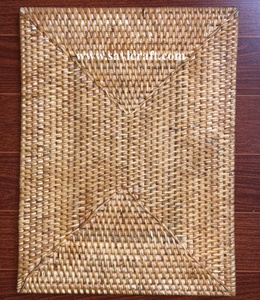 Accesorios de cocina vintage Vajilla Soportes para platos de ratán Posavasos Hecho en Vietnam Esteras y almohadillas hechas a mano - Product Image 3