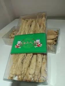 Radice di Ginseng bianco essiccata con pianta selvatica naturale radice di Ginseng Standard di qualità ue