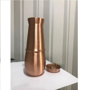 Elegant Designed Copper Water Bottles Hand Hammered Premium Pure Copper Water Bottle Leakproof Healthy <b>Drinkware</b> - Product Image 3