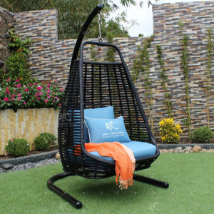 Hamaca de jardín de ratán de moda de diseño moderno, muebles de exterior de nueva tendencia para el hogar, Hotel, Villa, Material de aluminio duradero - Product Image 1