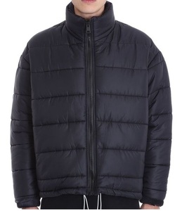 Shemax 2024 veste d'hiver de haute qualité vente chaude personnalisé OEM fabriqué au Pakistan NOIR NYLON BUBBLE JACKET teint traité - Product Image 1