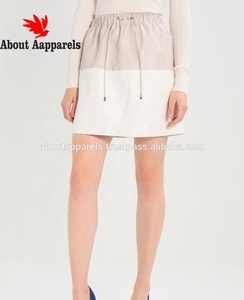 Bulk High Quality Custom Slim Fit Short <b>Zipper</b> Sexy Girl Genuine Suede Leather Mini Skirt Women Breathable Leather Skirt - Product Image 2