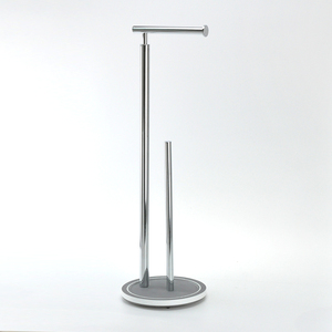 Soporte de tejido de inodoro con forma redonda, diseño de Base de polietileno, con repuesto - Product Image 3