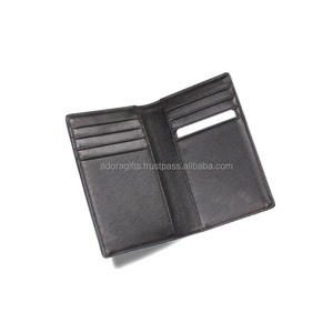 Porte-cartes de crédit RFID/Offre Spéciale porte-cartes de visite en cuir fait à la main pour cadeau d'affaires de noël - Product Image 1